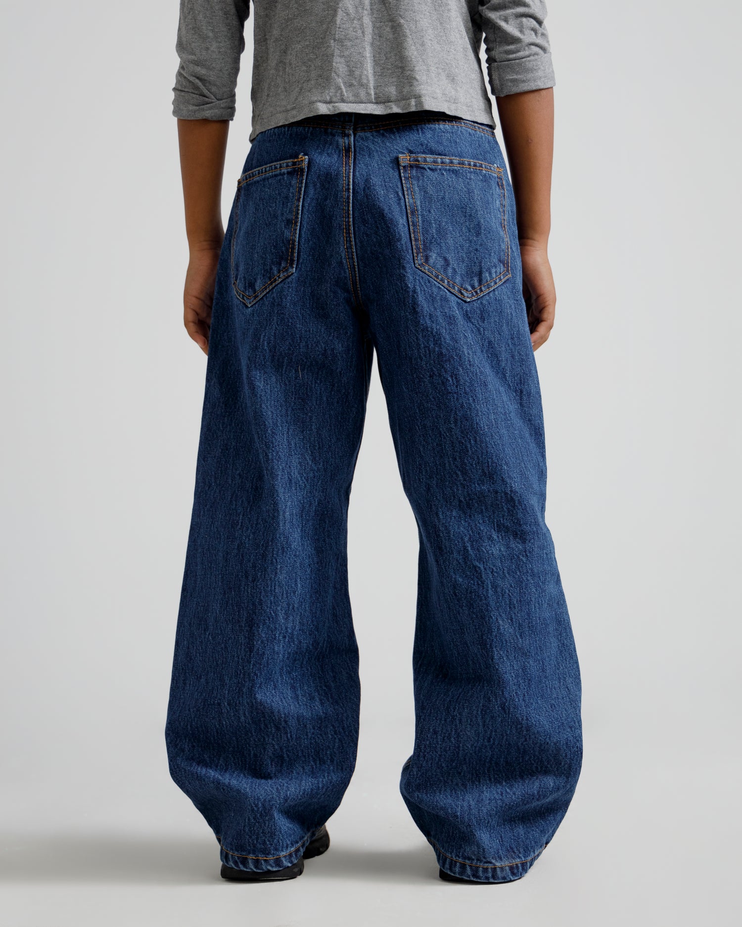 Super-Wide Skater Jeans