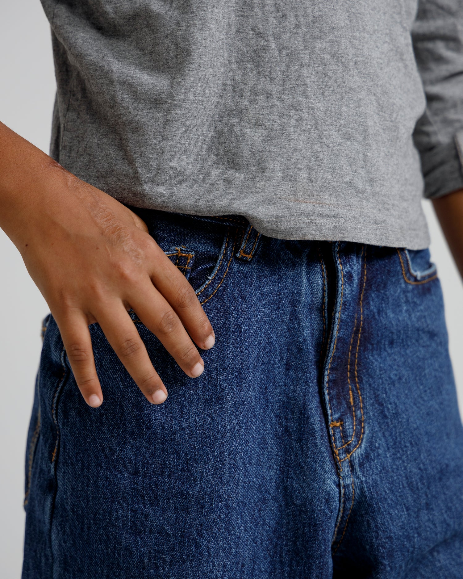 Super-Wide Skater Jeans